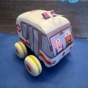 Red and White Learning Bus Toy